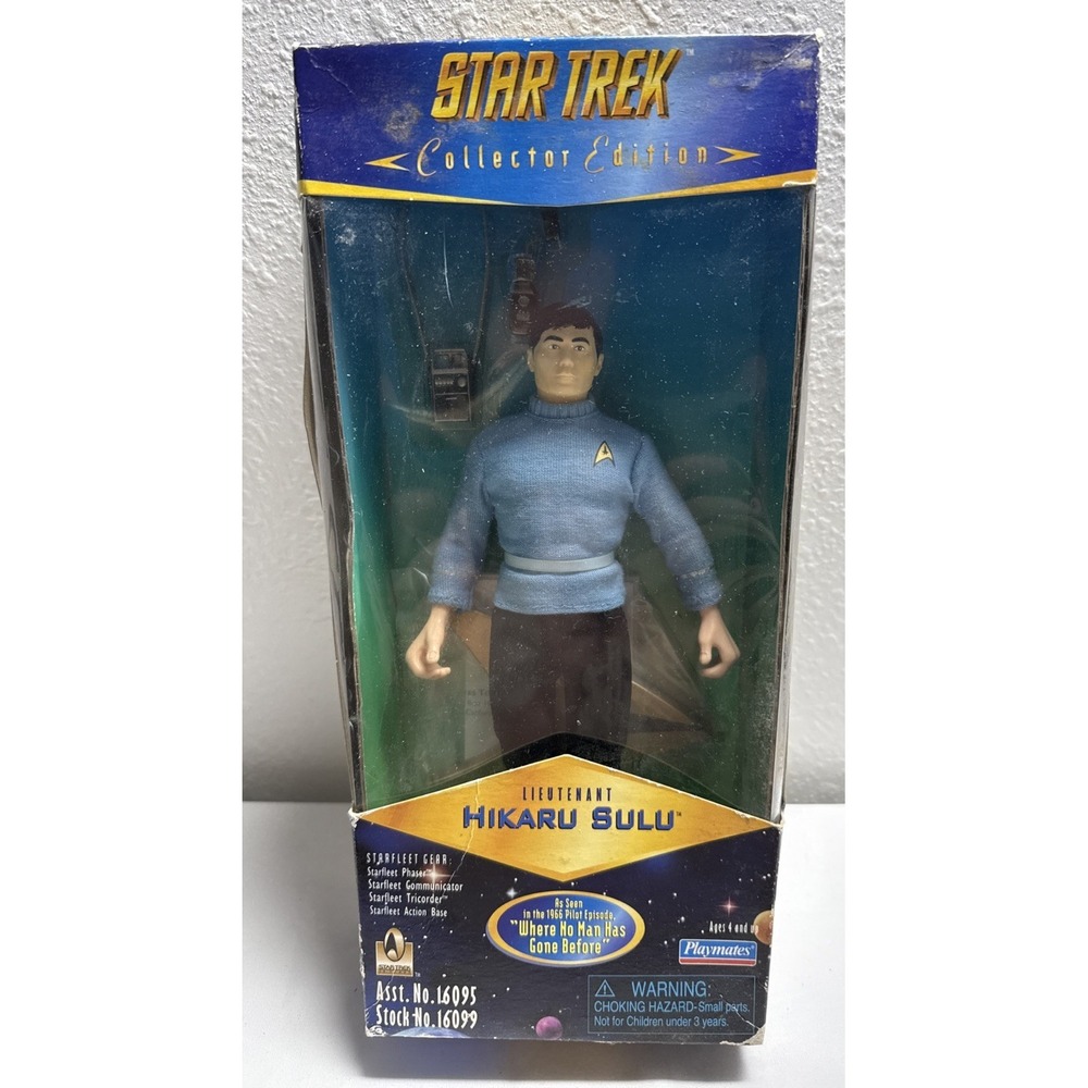 Star Trek Collector Edition Lieutenant Hikaru Sulu 9" Action Figure 1996 Sealed